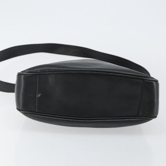 GUCCI Bamboo Hand Bag Leather Black Gold - Picture 8 of 16